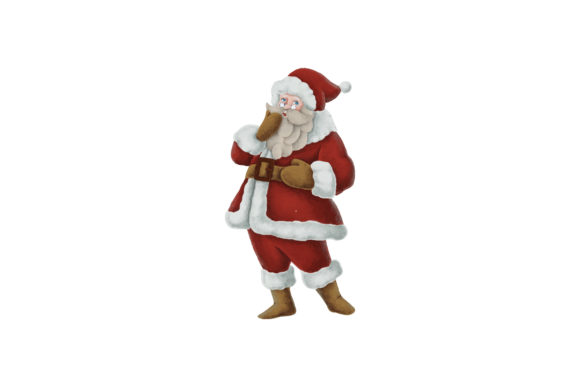 Christmas Asset Santa Trace: A Versatile Graphics and Illustrations Pick