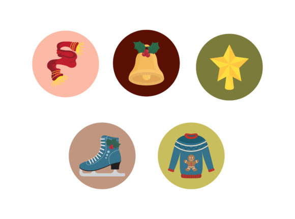 Christmas Bell Icon Vector Bundle: A Festive Design Review