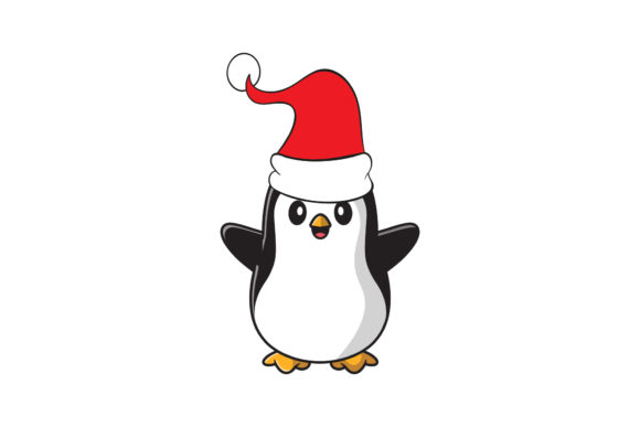 Christmas Character Penguin Vector: A Charming Graphics Asset