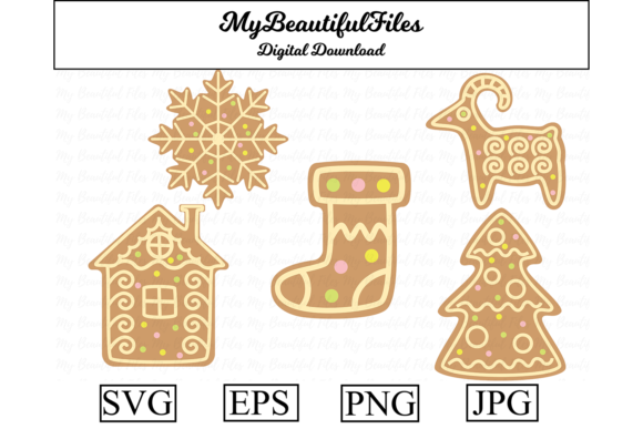 Christmas Cookie Clipart: A Festive Graphics Asset