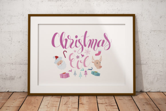 Christmas Eve Handwritten: A Festive Graphics Treasure