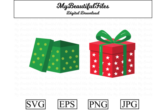 Christmas Gift Boxes Clipart: A Versatile Graphics and Illustrations Asset