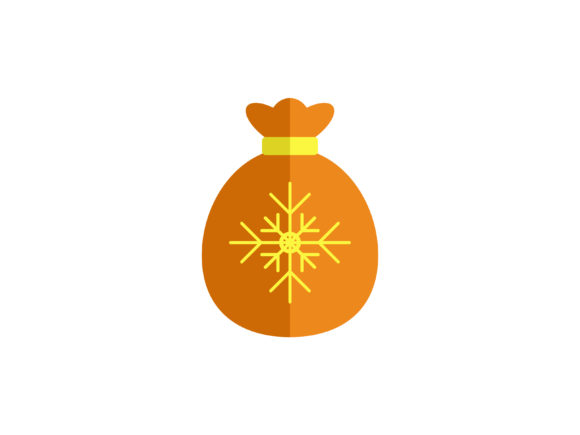 Christmas Illustration Simple Santa Bag: A Versatile Graphic Asset