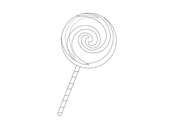 Christmas Lollipops Outline Icon Vector: A Graphics Must-Have