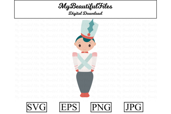 Christmas Nutcracker Clipart Design: A Versatile Graphics Asset