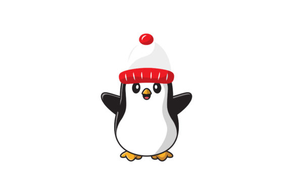 Christmas Penguin Vector: A Festive Illustration for Crafters