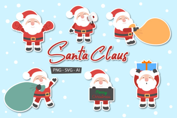 Reviewing Santa Claus Clipart for Christmas Branding
