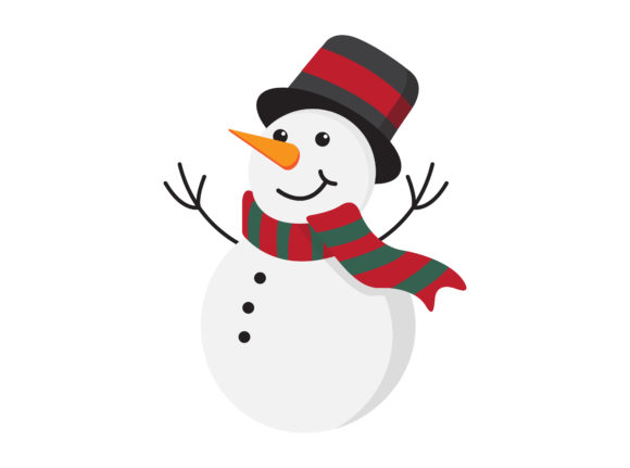 Snowman Christmas Vector Illustration for Festive Branding